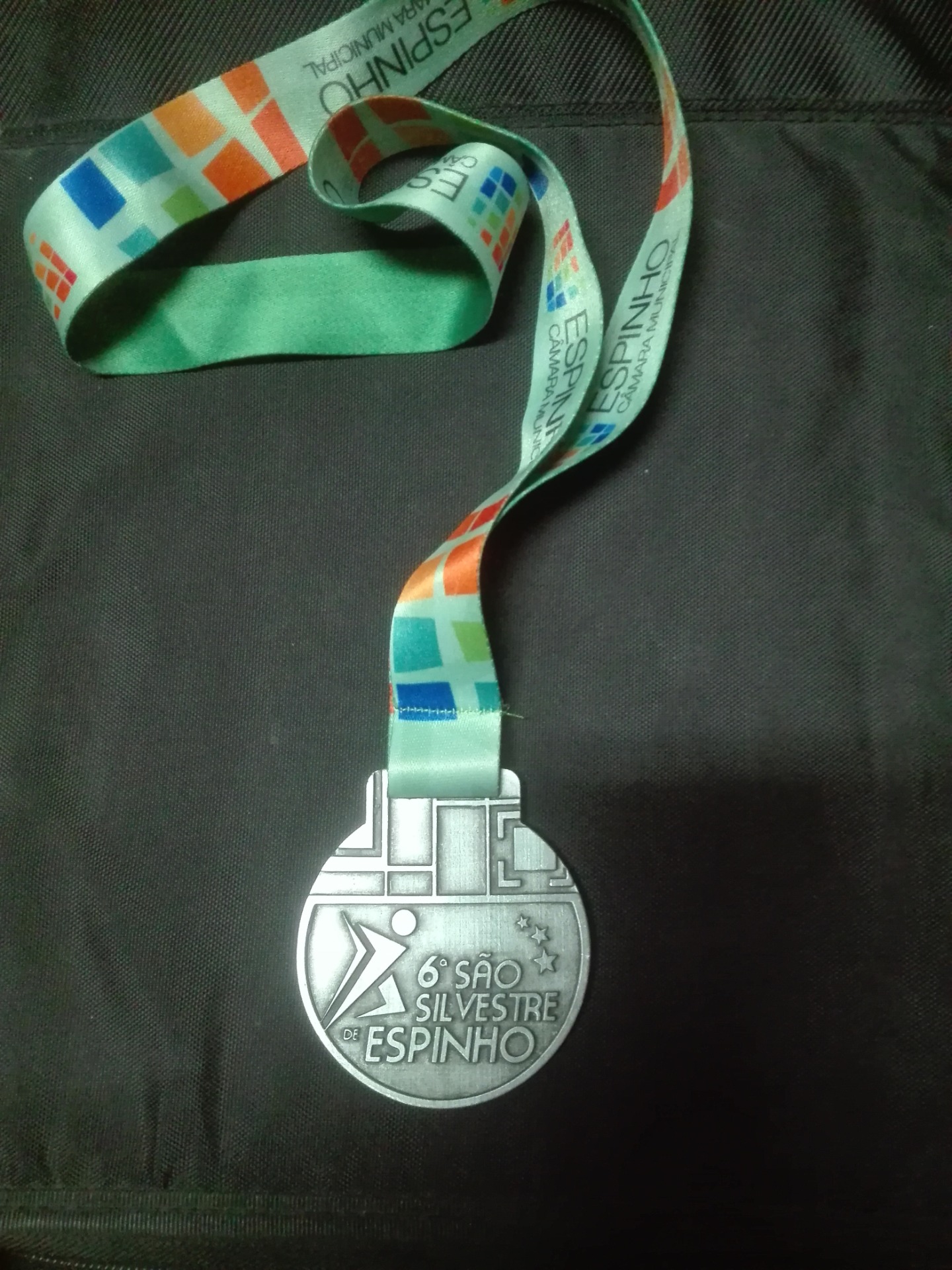Medalha Finisher 6.º São Silvestre Espinho Frente