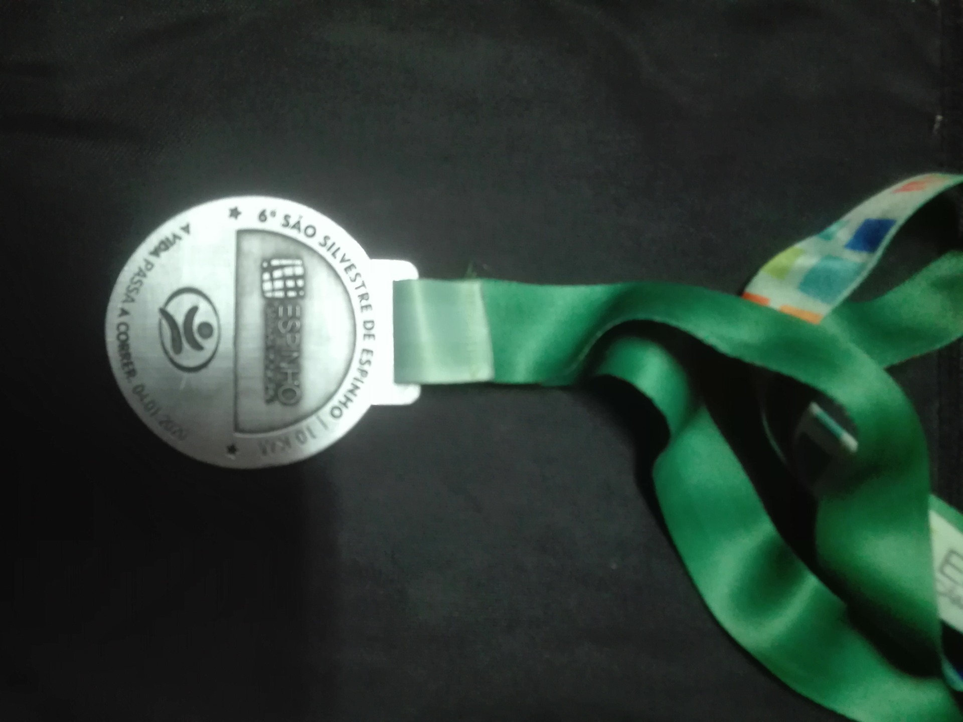 Medalha Finisher 6.º São Silvestre Espinho Verso